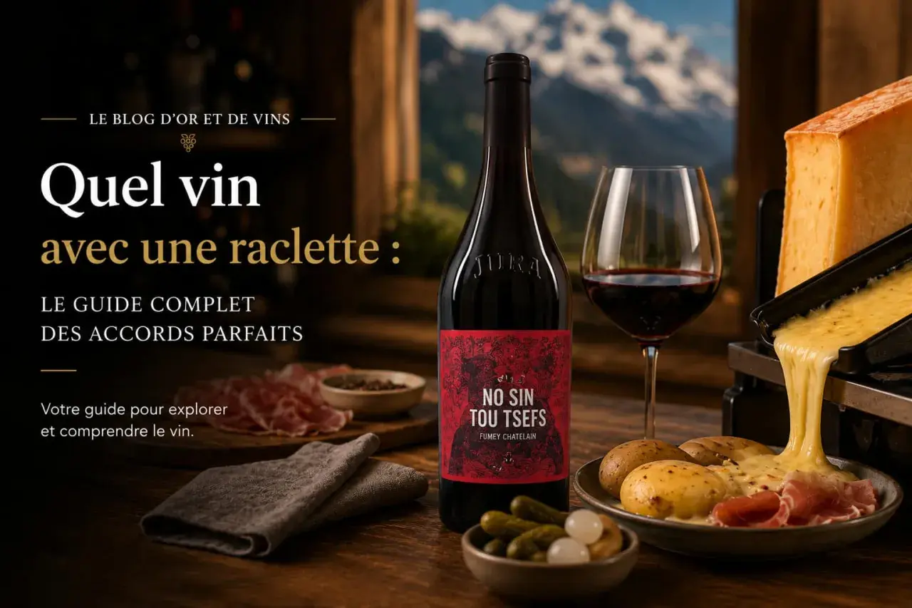 Un vin rouge Jura accompagne une raclette savoureuse, avec pommes de terre et charcuterie. Le guide parfait pour les amateurs de saint veran raclette.